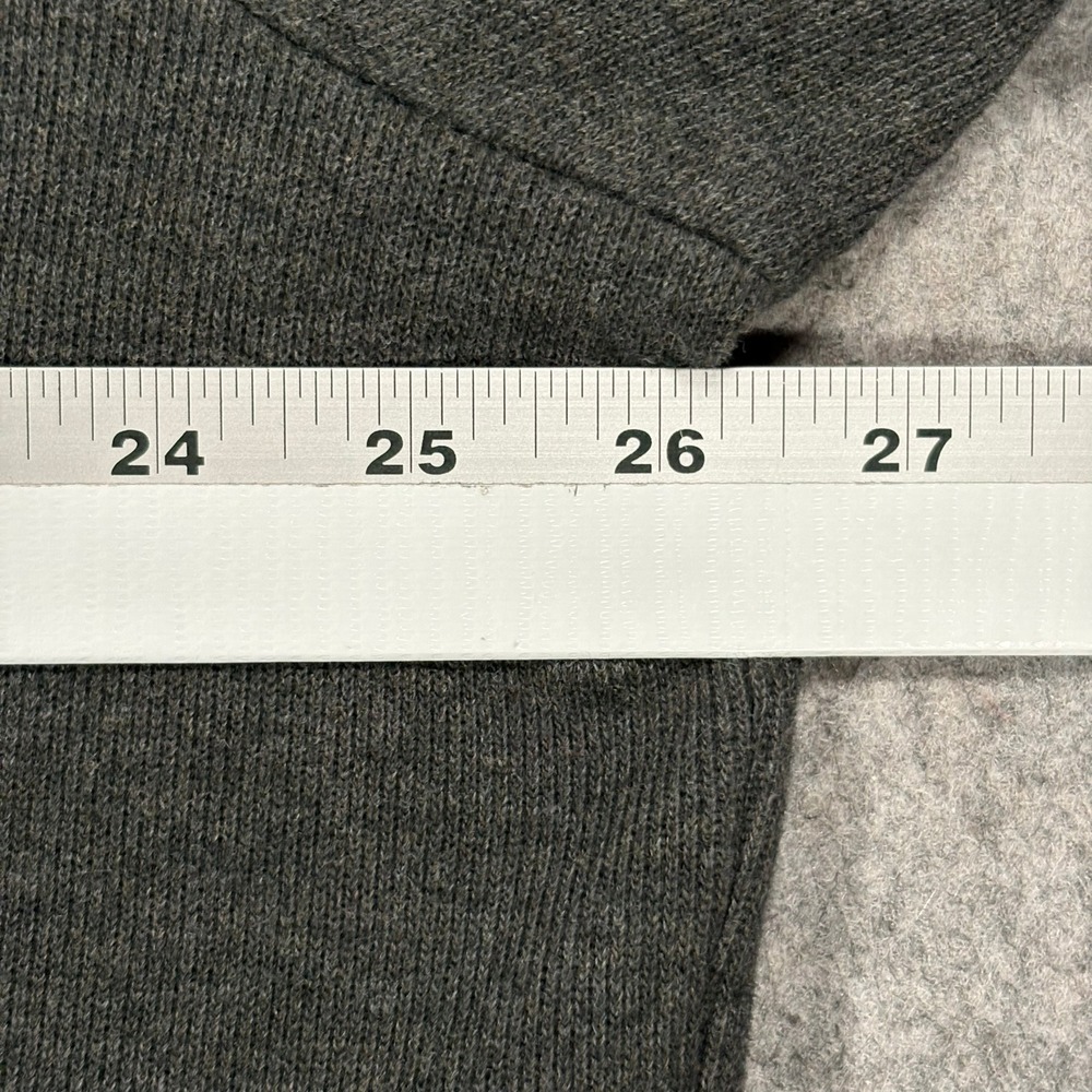 Vintage Y2K Polo Ralph Lauren Sweatshirt Jacket Mens XL Gray Full Zip Bomber - Picture 7 of 8
